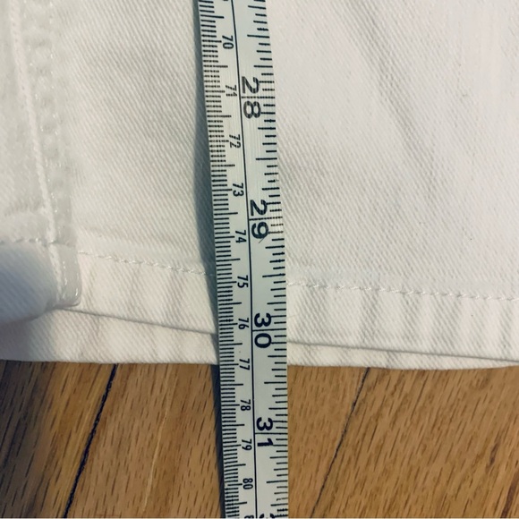 Women’s Boden White Denim 5 Pocket Bootcut Midrise Pants Size 8 - Picture 12 of 12